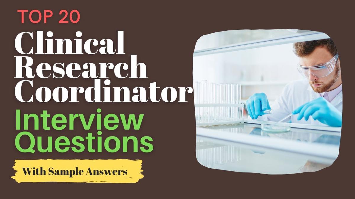 job interview questions for research coordinator